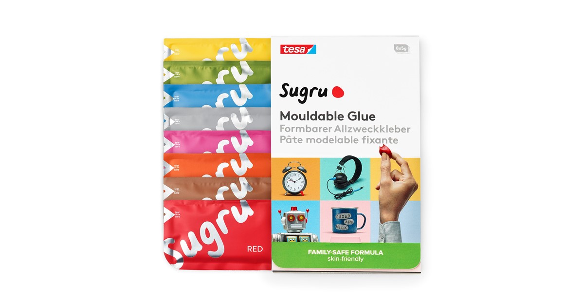 Sugru Moldable Glue - Monochrome Pack (3x 5g)