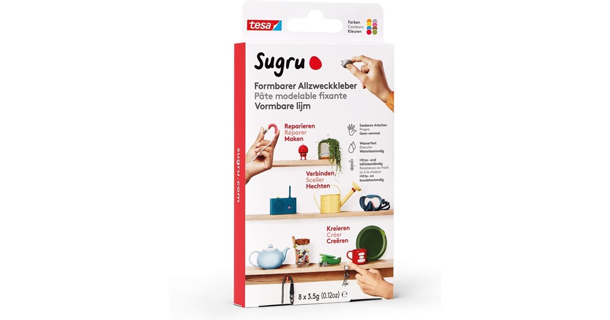 Sugru Moldable Glue - Black Pack (3x 5g)