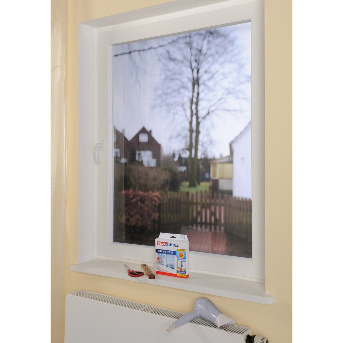 Transparente Thermo Cover Fenster-Isolierfolie,Fenster
