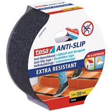 tesa Anti-Rutschband, 5m x 50 mm, schwarz