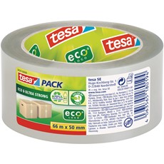 tesa Packband tesapack Eco & Ultra Strong, transparent, 66 m x 50 mm