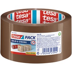 tesa Packband tesapack Solid & Strong, 66m x 50mm, braun