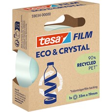 tesafilm eco & crystal, 33 m x 19 mm, 1 Rolle